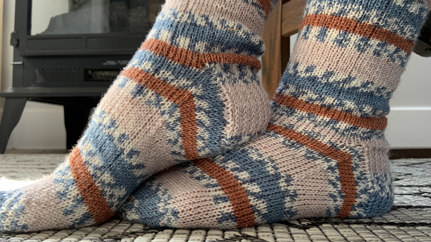 Self Striping Socks