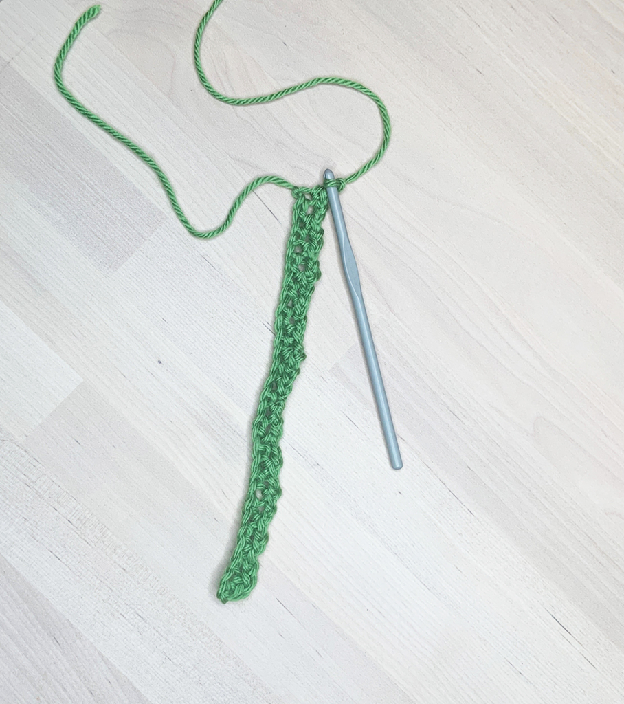 single crochet row